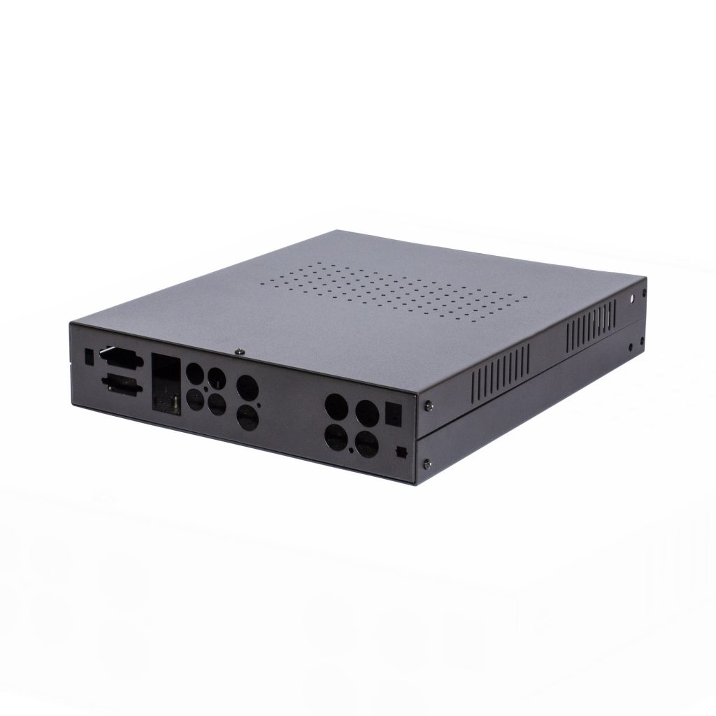 electronic metal case black